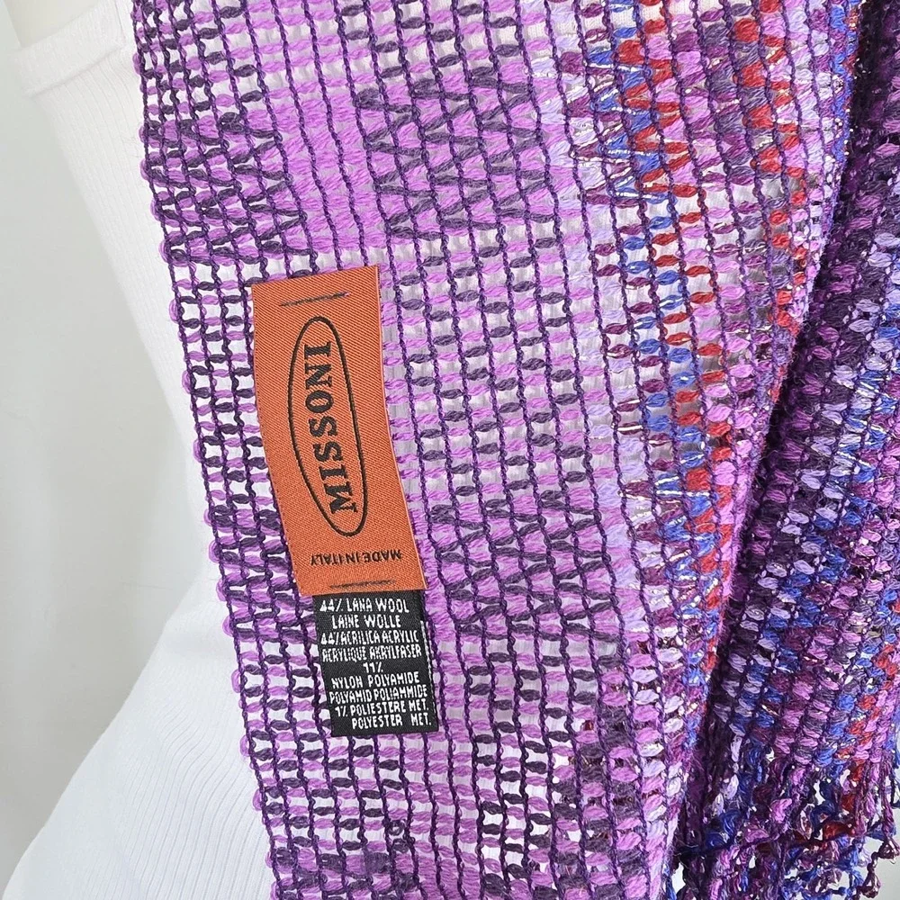Missoni Scarf Woven ZigZag Stripe 19